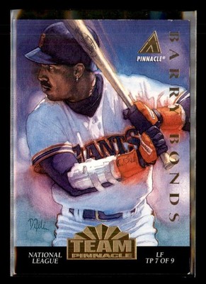 1994 Pinnacle #TP7 Juan Gonzalez / Barry Bonds Team Pinnacle Short Print