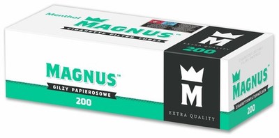 Magnus Menthol Filterhülsen (2 Packungen je 200 Stück)