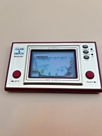 Vintage 1981 Nintendo Game & Watch Octopus OC-22 Wide Screen CIB Grade A MIJ
