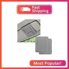 Dickno 2pcs Small Leather Car Sun Visor Organizer Multifunctional Auto Visor Do Dickno 2pcs Small Leather Car Sun Visor Organizer Multifunctional Auto Visor Do