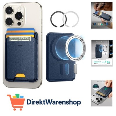 für MagSafe Wallet, 5 Karten Halter, RFID Schutz, iPhone Wallet mit 3200g Mag...