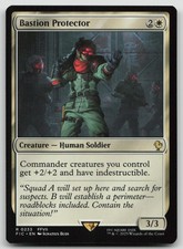 Bastion Protector 233 Rare Commander: FINAL FANTASY Magic: The Gathering NM
