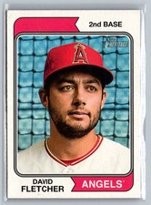 2023 Topps Heritage #98 David Fletcher MLB Base Angels 