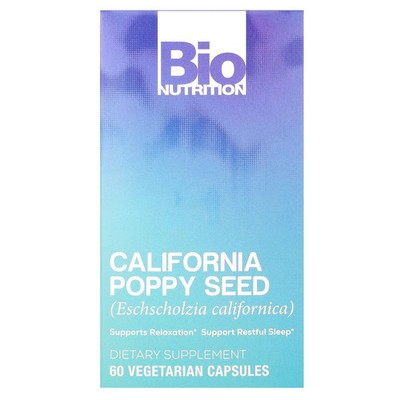 2 X Bio Nutrition, California Poppy Seed, 500 mg , 60 Vegetarian Capsules