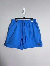 Nike Men's Volley Swim Trunks Size M Racer Blue Mesh Lined Drawstring 5  