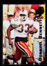 Donnell Bennett 1994 Classic Four Sport #105 Miami Hurricanes