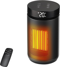 Space Heater, Portable Electric Heaters for Indoor Use with Thermostat and Remot