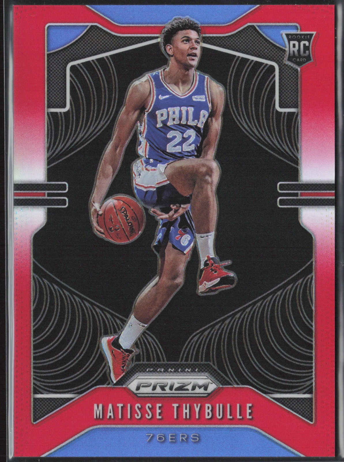 Matisse Thybulle RC Rookie 2019-20 Panini Prizm Prizms Red #290 /299 76ers