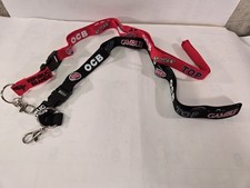 OCB Lanyard 2pk. NEW Classic Street-wear Cool Sturdy Fun. Black  Red. Multiuse