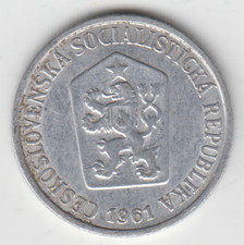 Czechoslovakia  10 Haleru, 1961  Coin  as shown