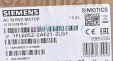 ONE SIEMENS SERVO MOTOR 1FL6052-2AF21-2LG1 NEW