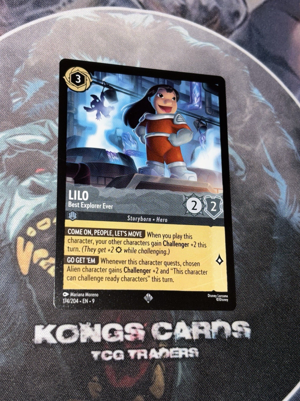 Disney Lorcana Fabled - Lilo Best Explorer Ever - 174/204 - Mint