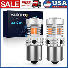 Auxito 2pcs 1156 Ba15s Led Turn Signal Light Bulbs Amber Yellow Lamp 2200k P21w Auxito 2pcs 1156 Ba15s Led Turn Signal Light Bulbs Amber Yellow Lamp 2200k P21w