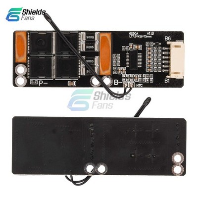 6S 7S 30A 50A BMS Ternary Li-ion Battery Charging Protection Board Module