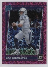 2021 Donruss Optic Rated Rookie Pink Velocity Prizm 23/79 Sam Ehlinger #246 12zi