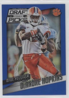 2015 Panini Prizm Collegiate Draft Picks Blue 11/75 DeAndre Hopkins #29 a6i