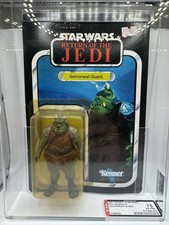 1983 Star Wars ROTJ Gamorrean Guard AFA 75 EX  NM 65 Back-B Vintage Figure