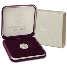 $10 Platinum Eagle (1/10 Ounce) with US Mint Anniversary Holder .999 Mixed Date 4775.30 per troy oz