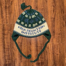 Cappello Vermont Originals lana patta orecchie alta montagna istituto foderato in pile verde