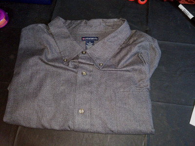 Knightsbridge  - Long Sleeve Button Down Shirt 3XL Dark Gray
