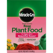 Miracle-Gro Rose Plant Food Water Soluble 1.5lb 1 Pack New