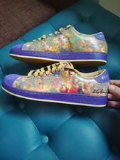 Adidas Muhammad Ali Classic Men's Size 12 Leather Sneakers RARE Leroy Neiman  