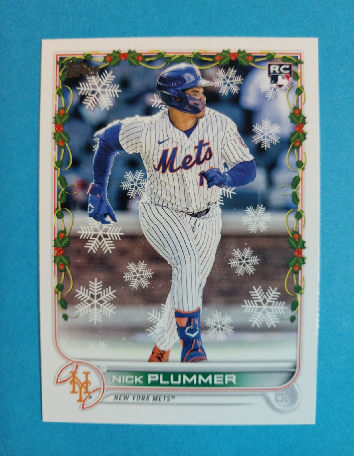 2022 Topps Holiday Nick Plummer RC #HW30 New York Mets