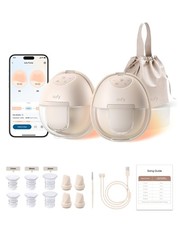 eufy Security Heated Breast Pump S1, Hands-Free Brown