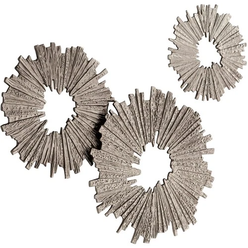 Cyan Design 11305 Cadabra Antique Nickel Wall Decor, Large - Picture 2 of 6