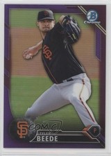 2016 Bowman Chrome Prospects Purple Refractor 10/250 Tyler Beede #BCP211 0yz0