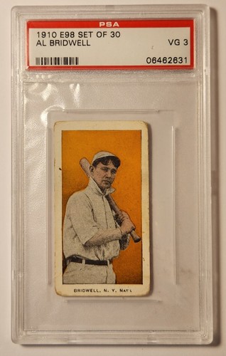 Al Bridwell [Orange] 1910 E98 Set of 30 card