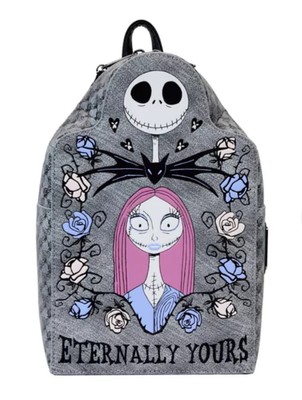 Nightmare Before Christmas Jack & Sally Eternally Yours Tombstone Mini Backpack
