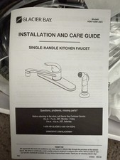 Glacier Bay Single-Handle Kitchen Faucet Side Sprayer Chrome HD67103W-2001