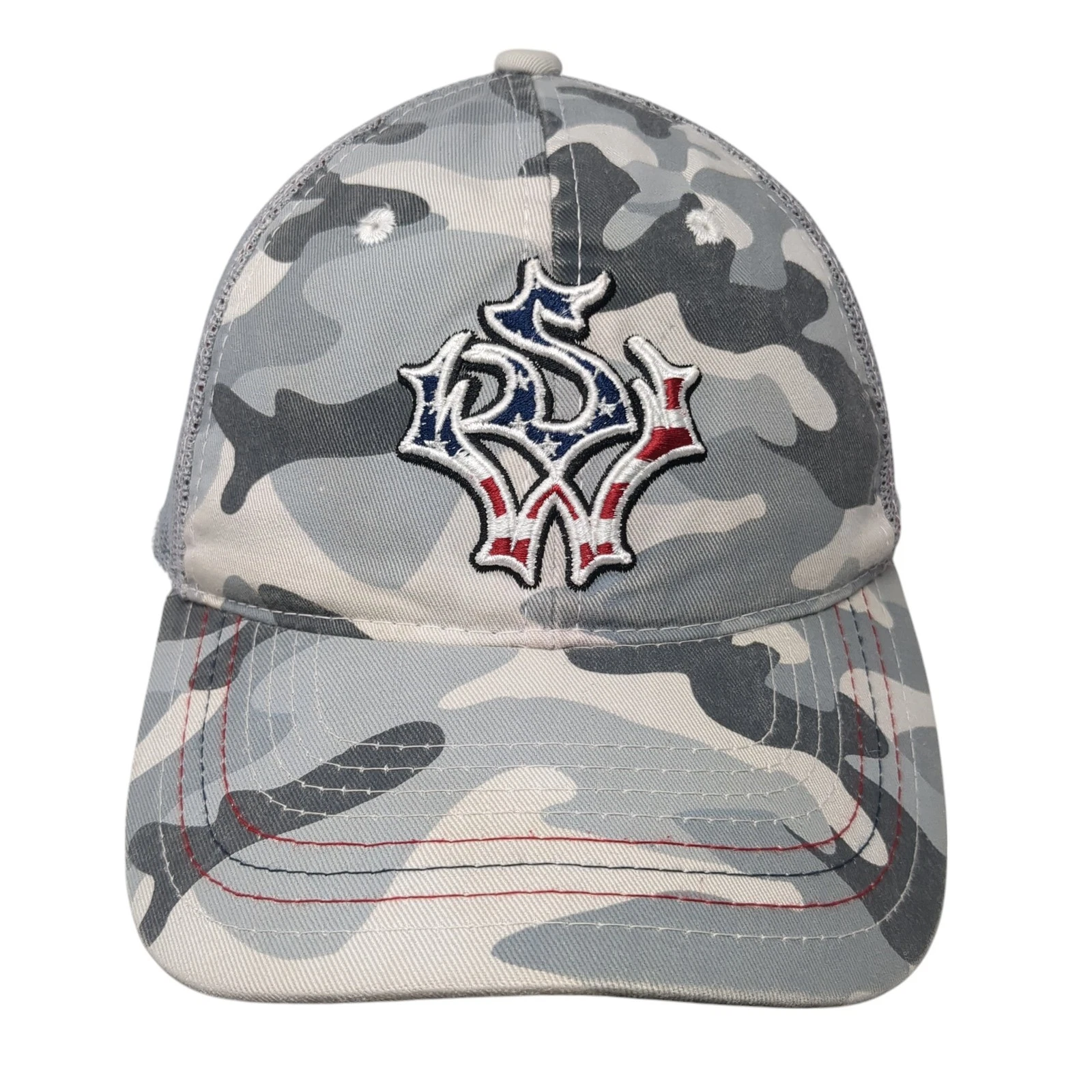 SW Snapback Mesh Back Trucker Hat Multi Camo One Size Outdoor Cap