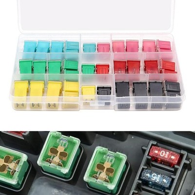 Tall Low Profile Fuse Assortment Car Electrical Maintenance Copper Contacts
