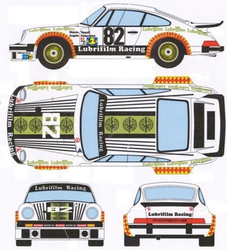 #82 Porsche 934 Lubrifilm 1979 escala 1/43 calcomanía tobogán acuático - Imagen 4 de 4