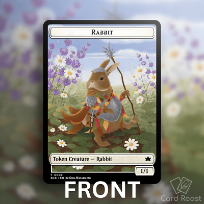 MTG Magic Rabbit / Treasure Double-Sided Token Bloomburrow BLB | eBay