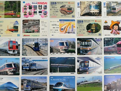 Lotto 35 Karten Japanische Züge - Train Card - Rare - Japan Card