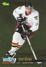 1995 Classic Draft GOLD #20 RC Sean Brown Hockey Boston Bruins Belleville Bulls