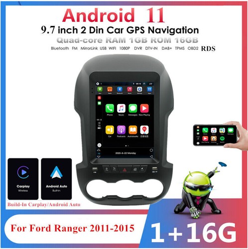 9.7" Android 11.0 Stereo Radio GPS Navi Wifi For 2011-2015 Ford Ranger Carplay - Picture 4 of 12