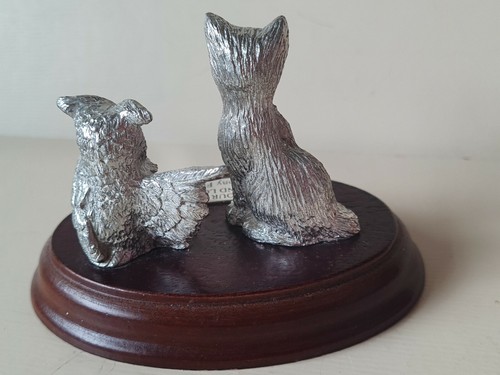 Small Metal Owl & Pussycat Ornament For Your Friendship & Loyalty Tony Flanagan - Picture 4 of 8