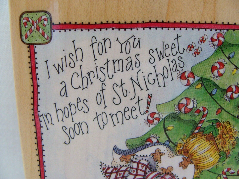 Wood & Rubber Stamps Happen Kimberley Ashley I Wish For You A Christmas