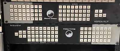 Sierra Video Aspen RCP 32x32 HD SDI Router - Kramer with Second controller Panel