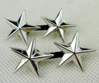 PAIR WW2 US MILITARY ARMY TWO STARS MAJOR GENERAL RANK BADGE PIN INSIGNIA
