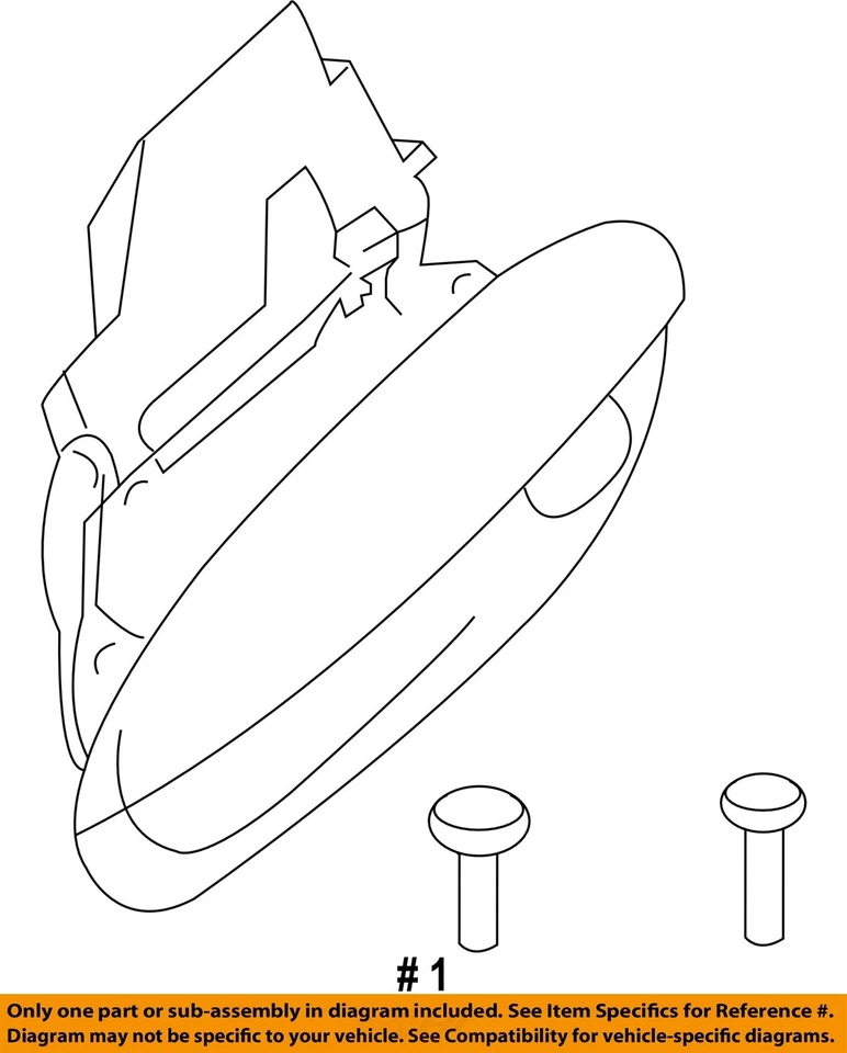 Blue Front Right Exterior Door Handle OEM 2003 2004 2005 2006 2007 2008 BMW Z4 - Imagem 4 de 4