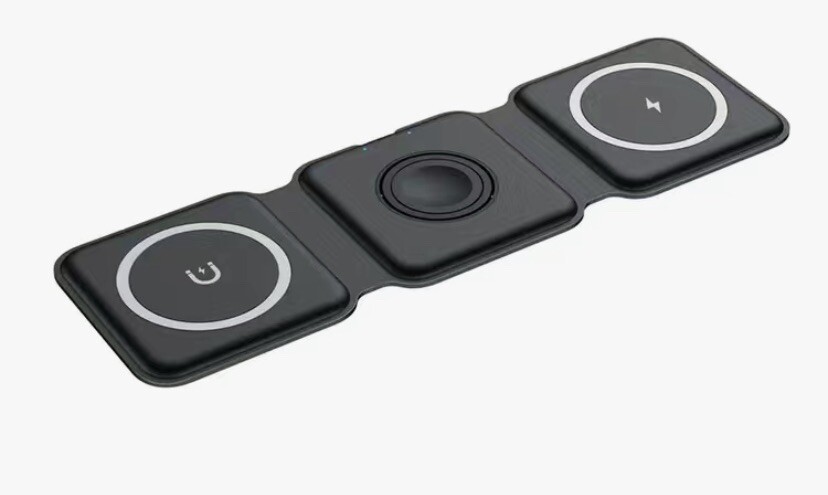 3-in-1 Fast Wireless Magnetic Foldable Charging Station for Apple Products