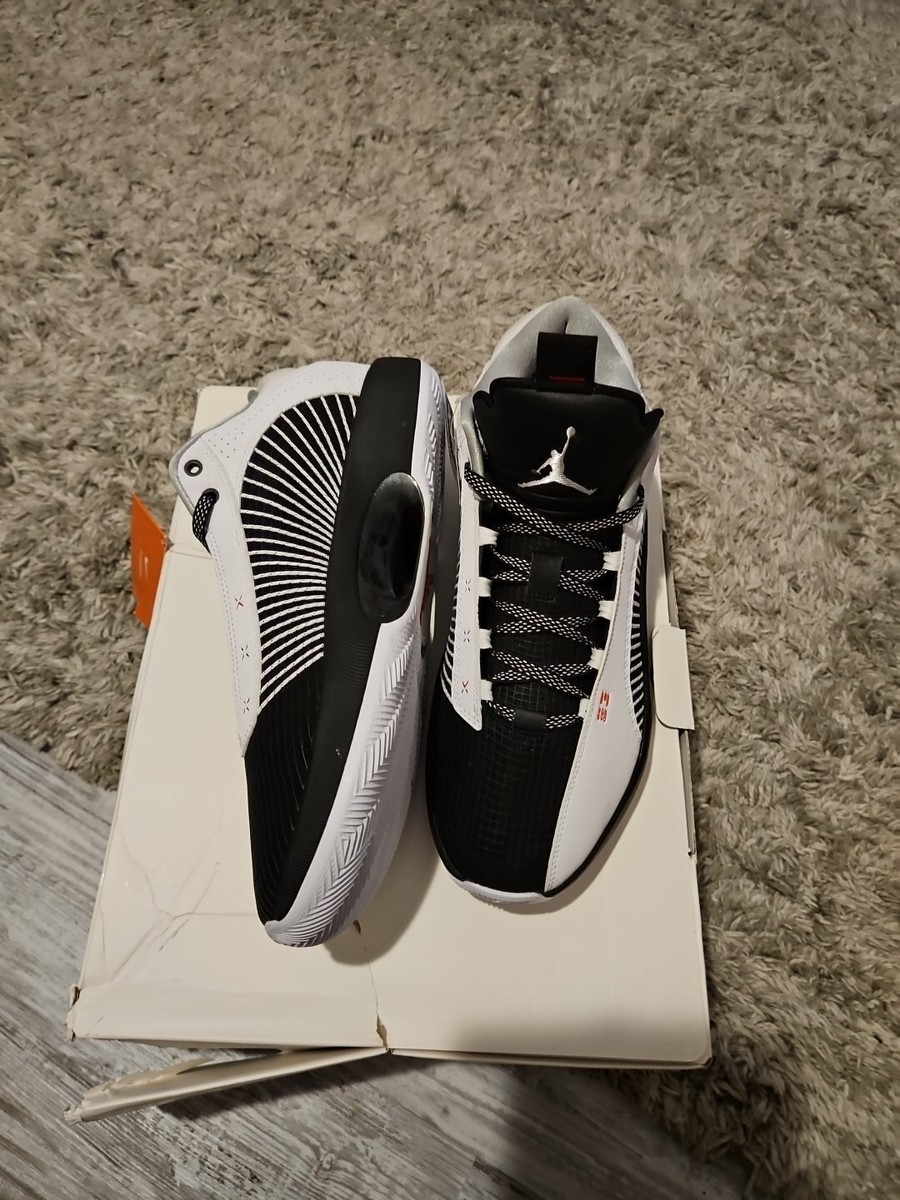 Size 14 - Air Jordan 35 PF Low White Black for sale online
