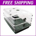 Premium Green Domed Propagator with Two Height Extenders for Healthy Seedlings