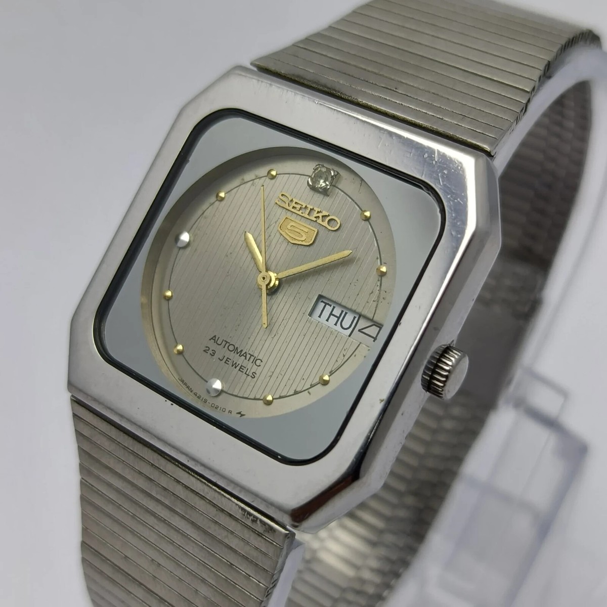 Seiko 5 Automatic 4219-5150 Day Date Vintage Men's Watch | eBay