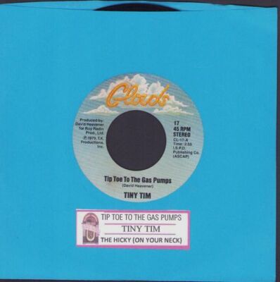 Tiny Tim - Tip Toe To The Gas Pumps Clouds 17 Vinyl 45 rpm Record